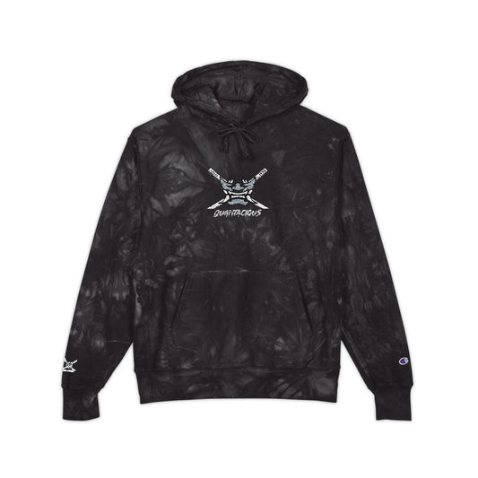 Quantacious Tie-Dye Hoodie by "Champion" (Embroidery)